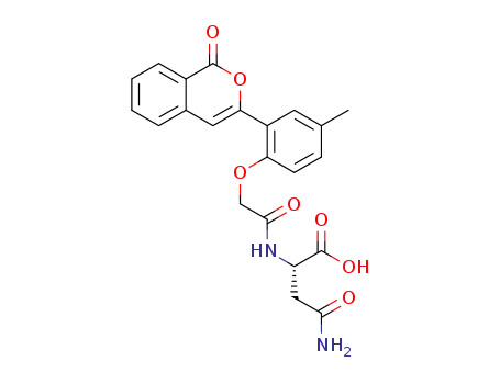 N-{[4-methyl-2-(1-oxo-1H-isochromen-3-yl)phenoxy]acetyl}asparagine