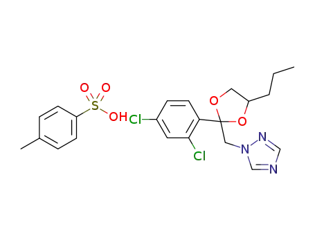 1-[2-(2,4-dichlorophenyl)-4-propyl-1,3-dioxolan-2-ylmethyl]-1H-1,2,4-triazol-4-ium 4-methylbenzenesulfonate
