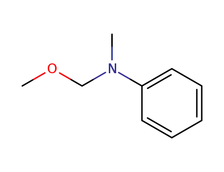 Molecular Structure of 13657-45-9 (Benzenamine, N-(methoxymethyl)-N-methyl-)