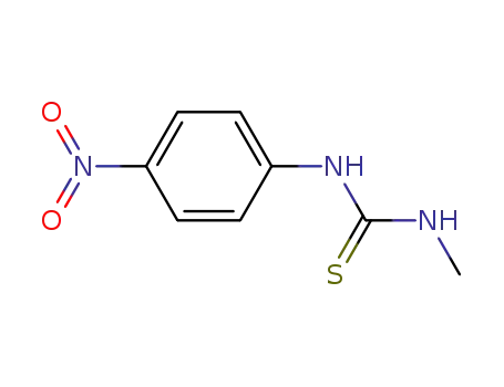 Molecular Structure of 16361-69-6 (Thiourea, N-methyl-N'-(4-nitrophenyl)-)