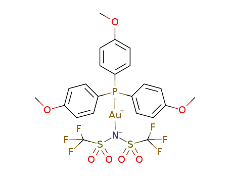 tris(4-methoxyphenyl)phosphine gold bis(trifluoromethanesulfonyl)imidate
