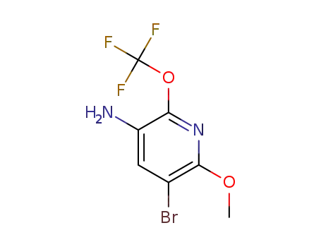 5-bromo-6-methoxy-2-(trifluoromethoxy)pyridin-3-amine