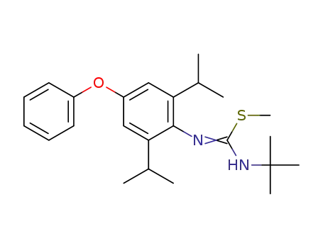 1-tert-butyl-3-(2,6-diisopropyl-4-phenoxyphenyl)-2-methylisothiourea
