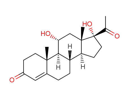Pregn-4-ene-3,20-dione,11,17-dihydroxy-, (11a)-