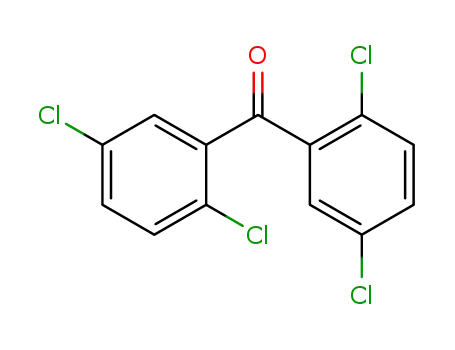 Molecular Structure of 25187-09-1 (2,2',5,5'-TETRACHLOROBENZOPHENONE)