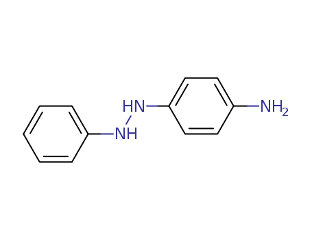 Molecular Structure of 19689-52-2 (Benzenamine, 4-(2-phenylhydrazino)-)