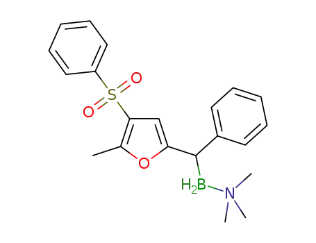 trimethylamine-((5-methyl-4-(phenylsulfonyl)furan-2-yl)(phenyl)methyl)borane