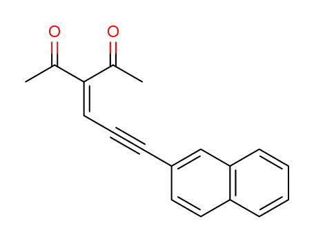 3-(3-(naphthalen-2-yl)prop-2-yn-1-ylidene)pentane-2,4-dione