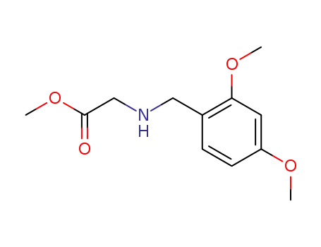 Molecular Structure of 20839-81-0 (Glycine, N-[(2,4-dimethoxyphenyl)methyl]-, methyl ester)