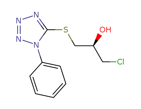 (2R)-1-chloro-3-[(1-phenyl-1,2,3,4-tetrazol-5-yl)mercapto]-2-propanol