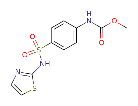 2-(p-Carbomethoxyaminobenzenesulfamido)thiazole