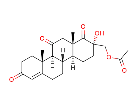 17β-acetoxymethyl-17α-hydroxy-D-homo-androst-4-ene-3,11,17a-trione