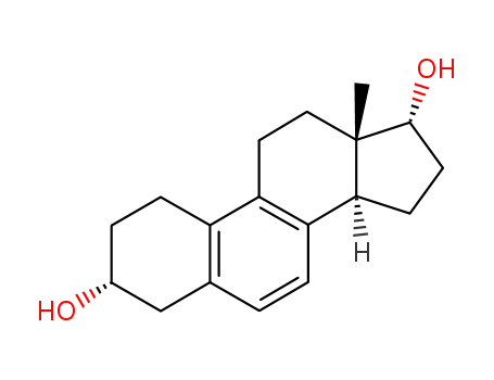 Molecular Structure of 517-08-8 (Estra-5,7,9-triene-3α,17α-diol)