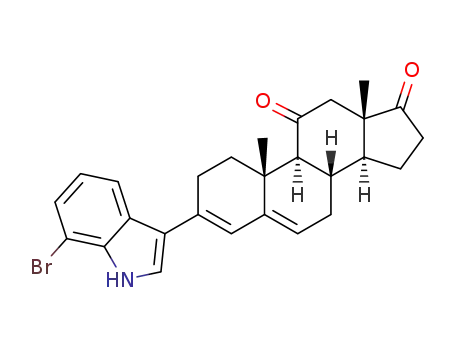 3-(7-bromo-1H-indol-3-yl)adrenosta-3,5-diene