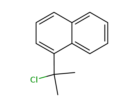 Molecular Structure of 62094-19-3 (Naphthalene, 1-(1-chloro-1-methylethyl)-)