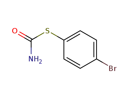 Molecular Structure of 95062-75-2 (Carbamothioic acid, S-(4-bromophenyl) ester)