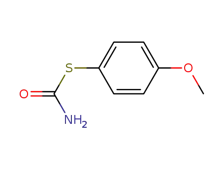 Molecular Structure of 95062-73-0 (Carbamothioic acid, S-(4-methoxyphenyl) ester)
