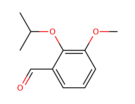 Molecular Structure of 75792-35-7 (2-ISOPROPOXY-3-METHOXYBENZALDEHYDE)