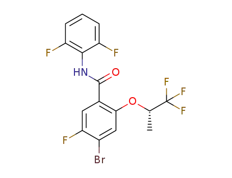 4-bromo-N-(2,6-difluorophenyl)-5-fluoro-2-{[(2S)-1,1,1-trifluoropropan-2-yl]oxy}benzamide