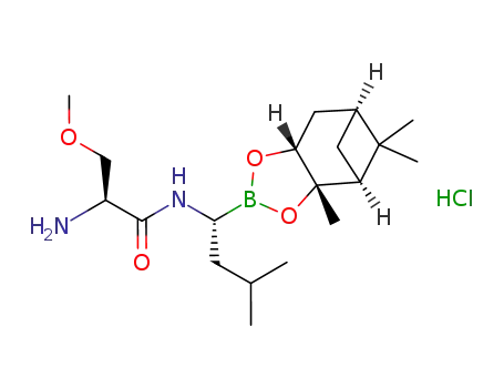 (S)-2-amino-3-methoxy-N-((R)-3-methyl-1-((3aS,4S,6S,7aR)-3a,5,5-trimethylhexahydro-4,6-methanobenzo[d][1,3,2]dioxaborol-2-yl)butyl)propenamide hydrochloride