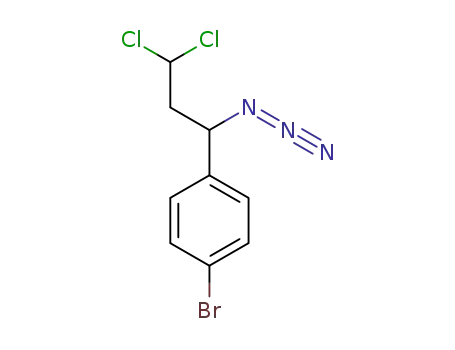 1-(1-azido-3,3-dichloropropyl)-4-bromobenzene