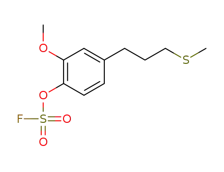 2-methoxy-4-(3-(methylthio)propyl)phenyl sulfurofluoridate