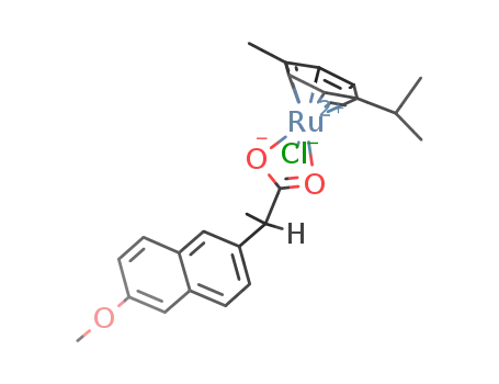 [Ru(η6-p-cymene)(naproxenate)Cl]