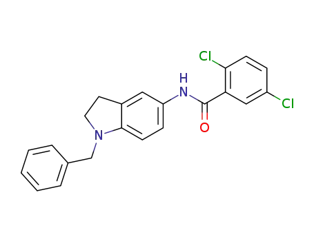 N-(1-benzylindolin-5-yl)-2,5-dichlorobenzamide