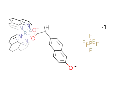 [Ru(1,10-phenanthroline)2(naproxen)][hexafluorophosphate]