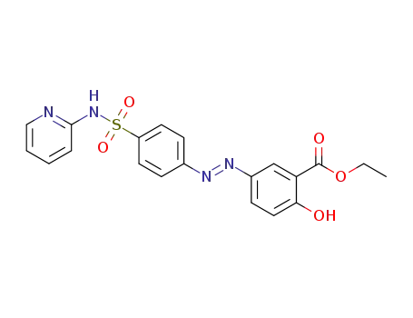 ethyl 2-hydroxy-5-[(E)-2-{4-[(pyridine-2-yl)sulfamoyl]phenyl}diazen-1-yl]benzoate