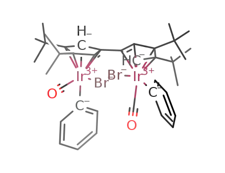 (η5:η5-4,4',5,5'-tetratert-butylfulvalene)[Ir(CO)(Ph)(Br)]2