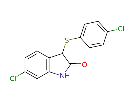 6-chloro-3-((4-chlorophenyl)thio)indolin-2-one