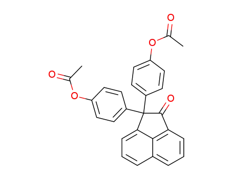 2,2-bis-(4-acetoxy-phenyl)-acenaphthen-1-one