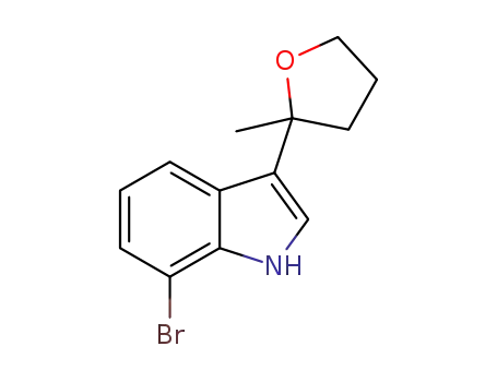 3-(tetrahydro-2-methyl-2-furyl)-7-bromo-1H-indole