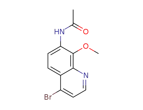 7-acetamido-4-bromo-8-methoxyquinoline