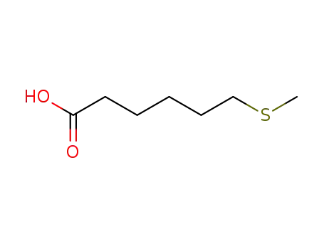 Molecular Structure of 54293-06-0 (Hexanoic acid, 6-(methylthio)-)