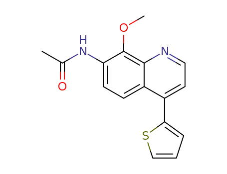 7-acetamido-4-(thiophen-2-yl)-8-methoxyquinoline