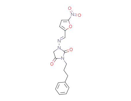 (E)-1-([(5′-nitrofuran-2′-yl)methylene]amino)-3-(3″-phenylpropyl)imidazolidine-2,4-dione