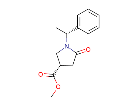 methyl (3s)-5-oxo-1-[(1r)-1-phenylethyl]pyrrolidine-3-carboxylate