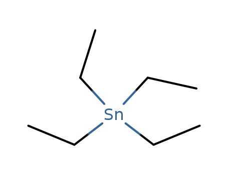 Molecular Structure of 597-64-8 (Tetraethyltin)