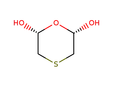 Molecular Structure of 78102-17-7 (1,4-Oxathiane-2,6-diol, cis-)