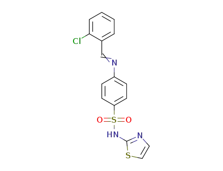 4-((2-chlorobenzylidene)amino)-N-(thiazol-2-yl)benzene sulfonamide