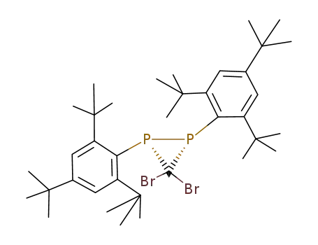1,2-bis(2,4,6-tri-tert-butylphenyl)3,3-dibromo diphosphirane