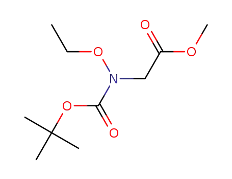 methyl 2-((tert-butoxycarbonyl)(ethoxy)amino)acetate