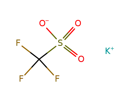 Molecular Structure of 2926-27-4 (POTASSIUM TRIFLUOROMETHANESULFONATE)