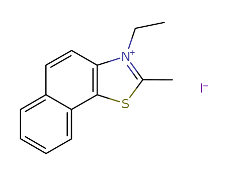 Naphtho[2,1-d]thiazolium,3-ethyl-2-methyl-, iodide (1:1)