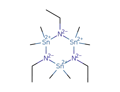 N.N'.N''-Triethyl-hexamethyl-hexahydro-symm.-triazatristannin