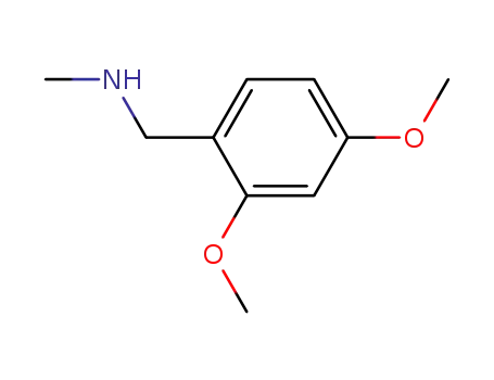 Molecular Structure of 102503-23-1 (N-(2,4-DIMETHOXYBENZYL)-N-METHYLAMINE)