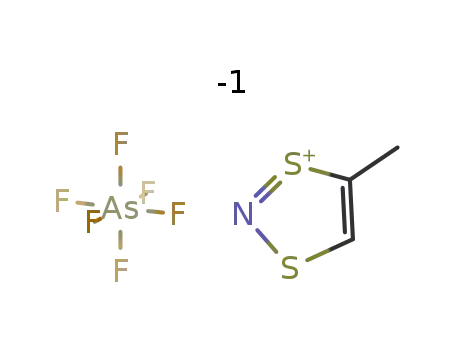 4-methyl-1,3,2-dithiazolium hexafluoroarsenate(V)