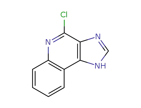 Molecular Structure of 132206-92-9 (4-chloro-1H-imidazo[4,5-c]quinoline)